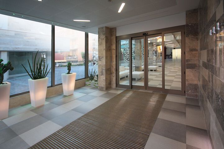 Interior entrance