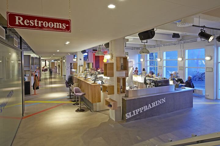 Interior entrance