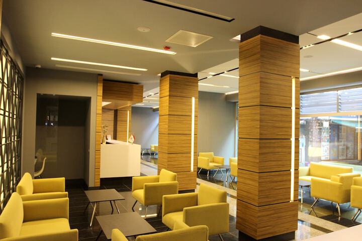 Interior entrance