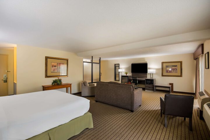Accessible 1 King Accessible Roll in Shower Work Desk Microwave and Refrigerator WiFi Full Breakfast (11 of 14)