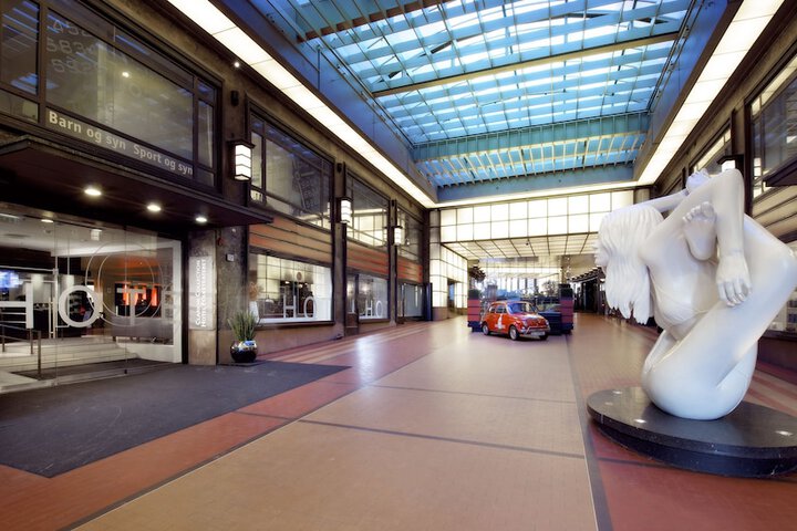 Interior entrance