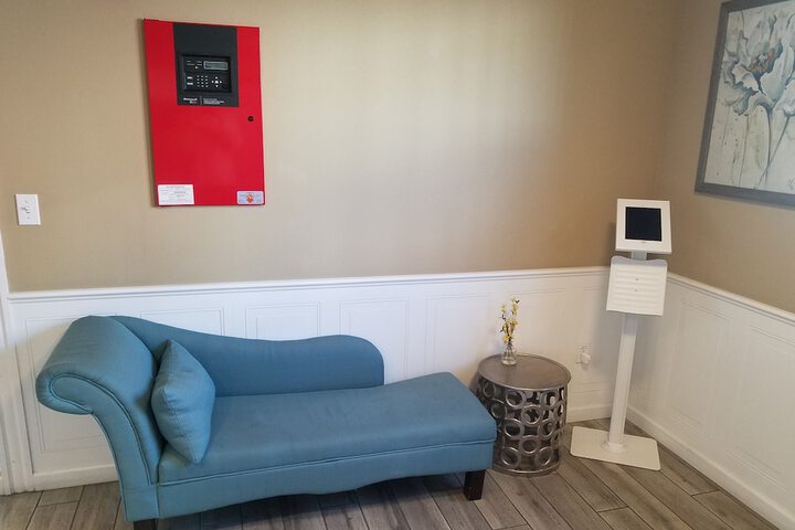 Lobby sitting area