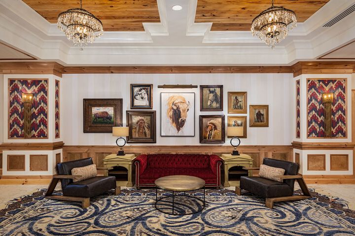 Lobby sitting area