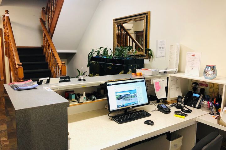 Interior entrance
