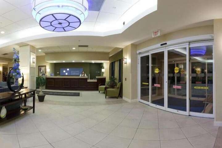 Interior entrance
