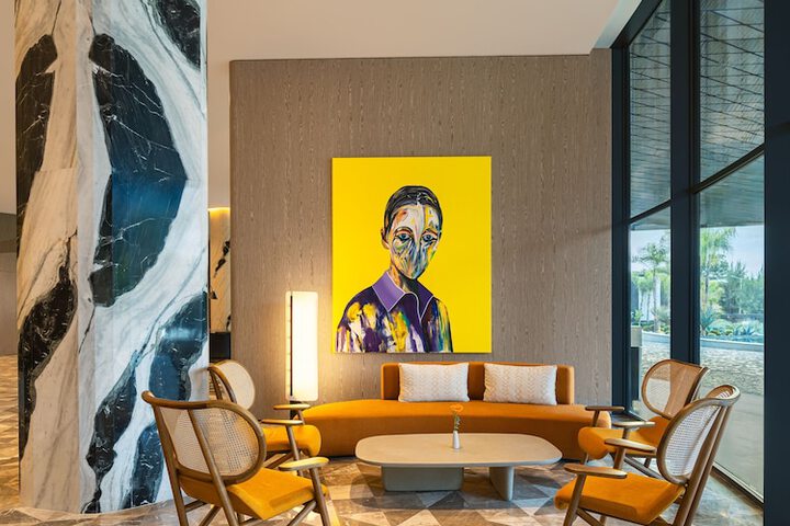 Lobby sitting area