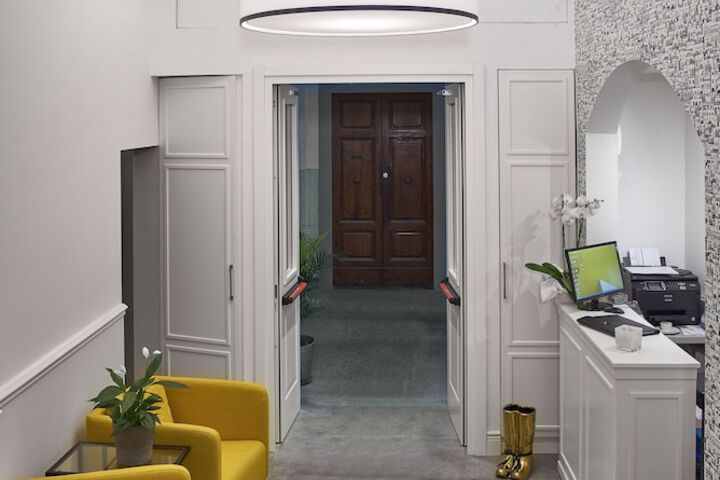 Interior entrance