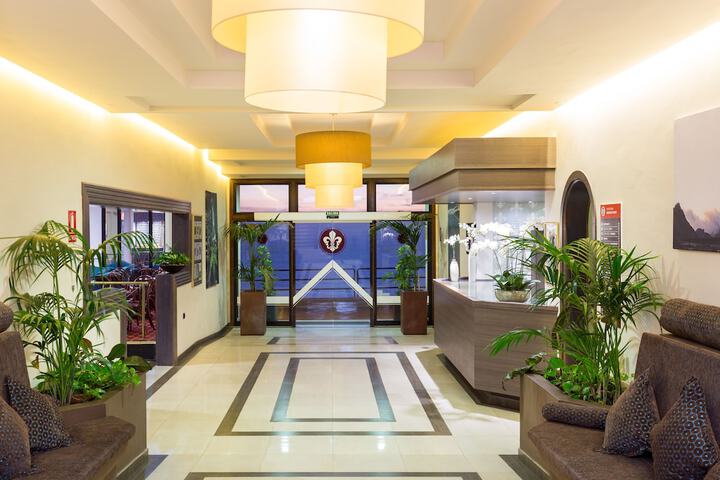 Interior entrance