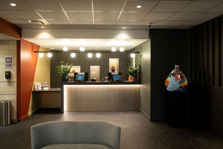 Interior entrance