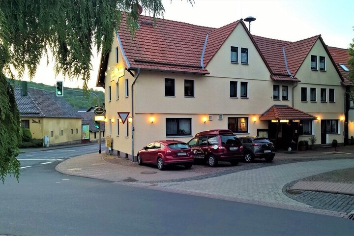 Front of property - evening/night