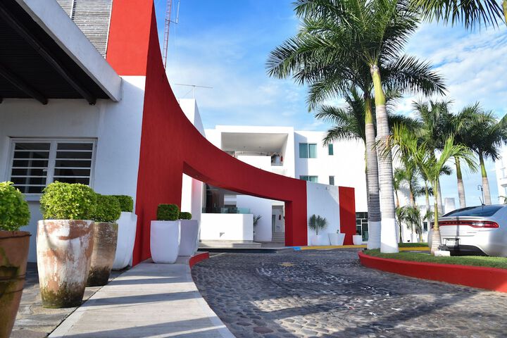 Interior entrance