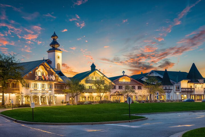 Front of property - evening/night