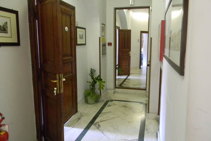Interior entrance