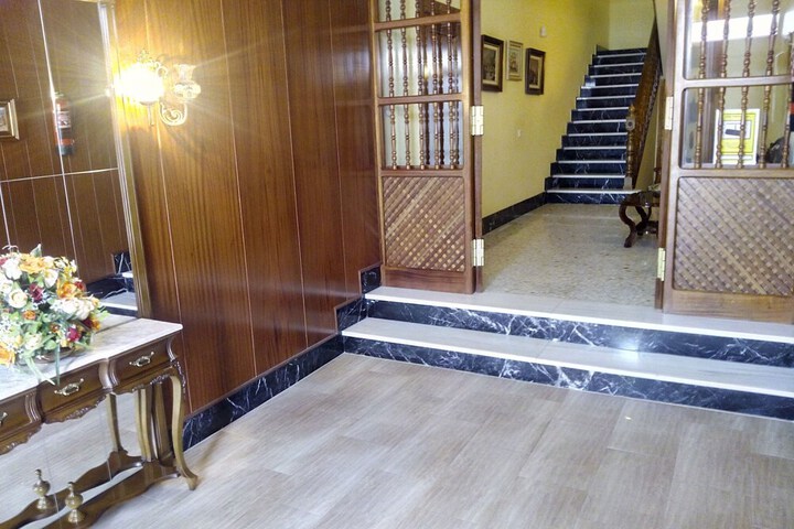 Interior entrance