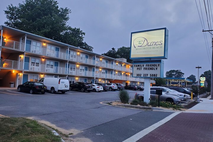 Front of property - evening/night