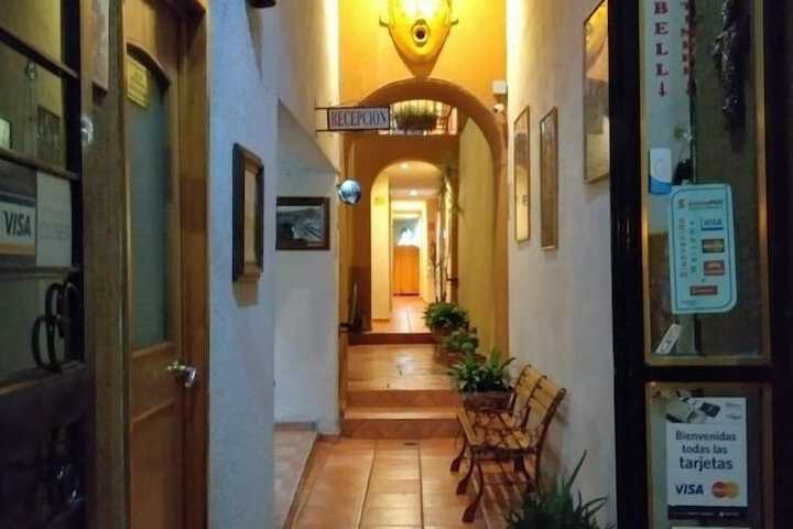 Interior entrance