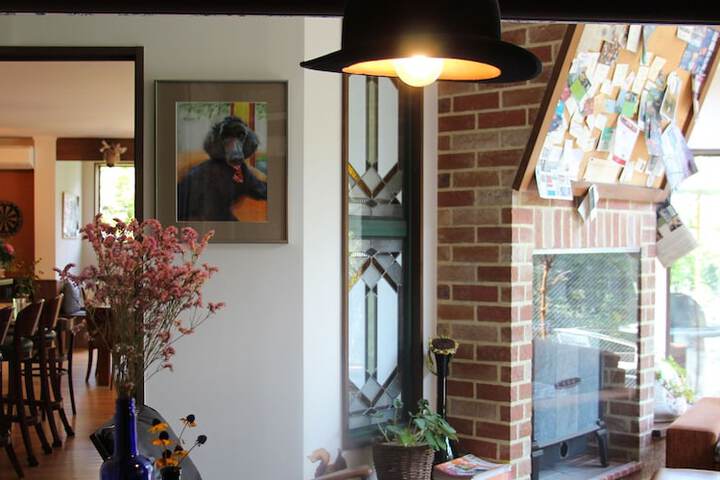 Interior entrance