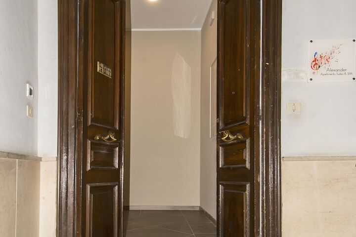 Interior entrance
