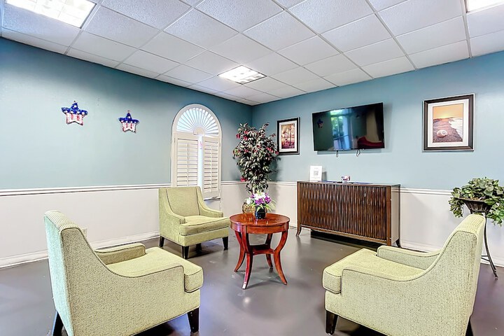 Lobby sitting area