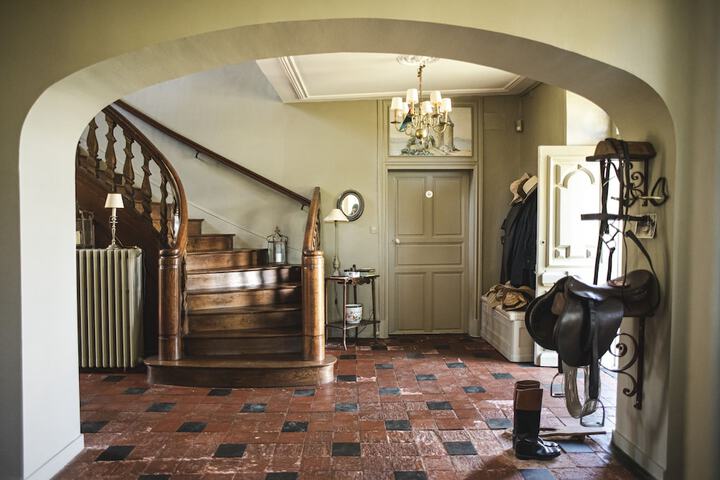 Interior entrance