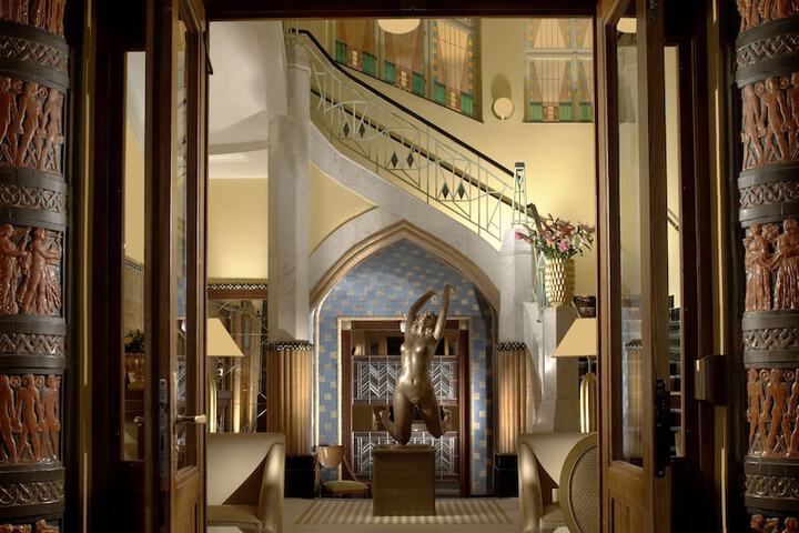 Interior entrance