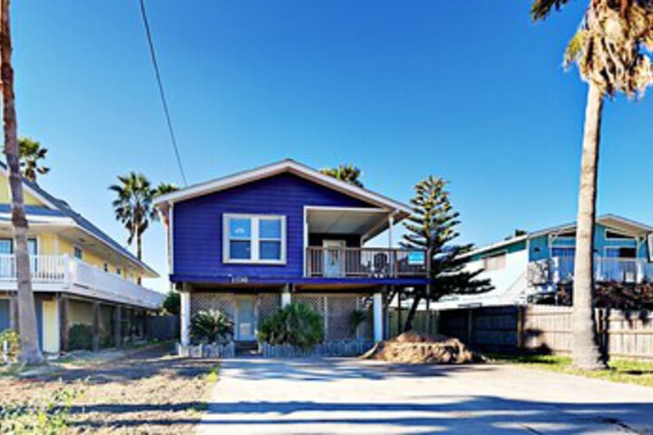 Exterior of The Purple House Four Bedroom Home