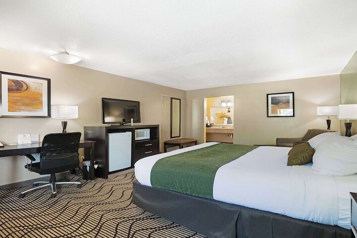1 Queen Bed Deluxe Room High Speed Internet Accessible Sitting Area Desk Microwave (11 of 17)