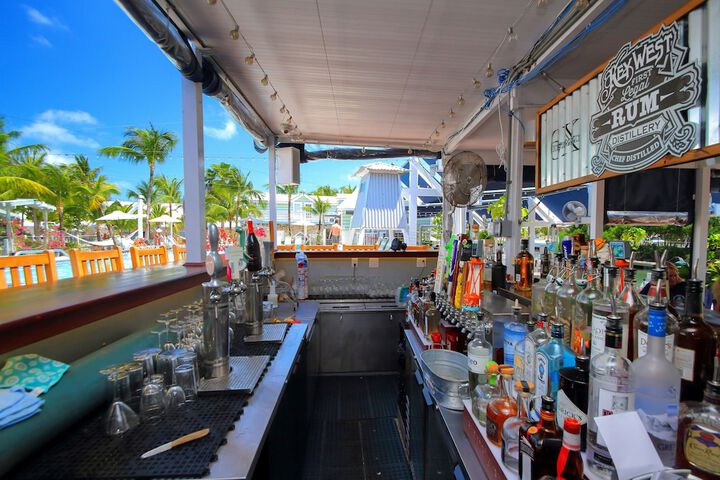 Poolside bar