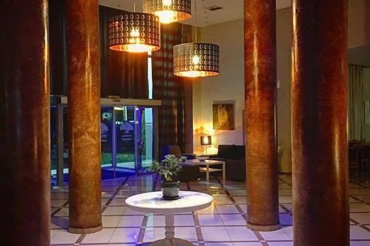 Interior entrance