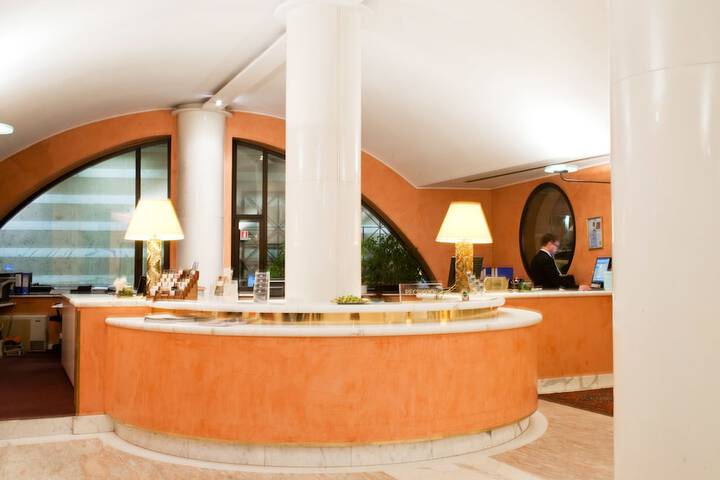 Interior entrance