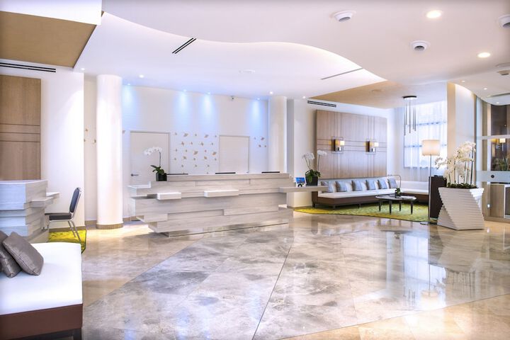 Interior entrance