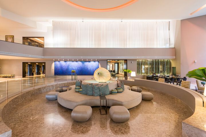 Interior entrance