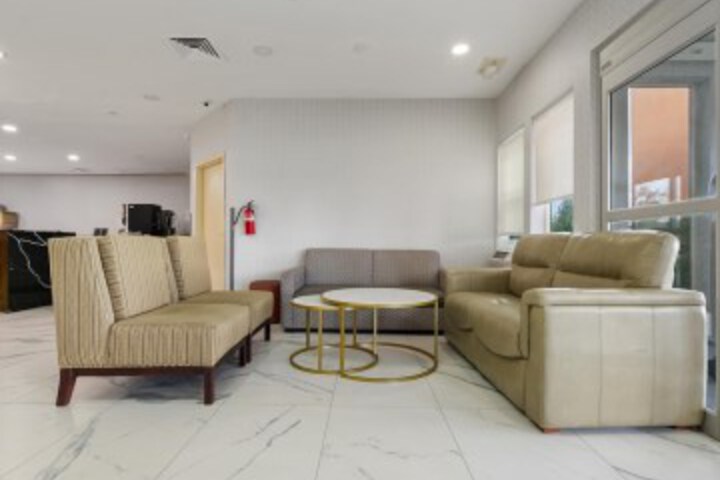 Lobby sitting area