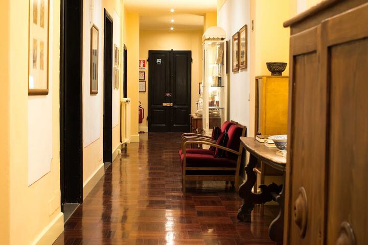Interior entrance