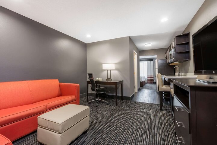 1 King Bed 1 Bedroom Accessible Studio Suite with Roll in Shower (5 of 8)