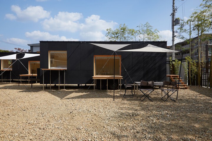Exterior of Snow Peak LAND STATION KYOTO ARASHIYAMA
