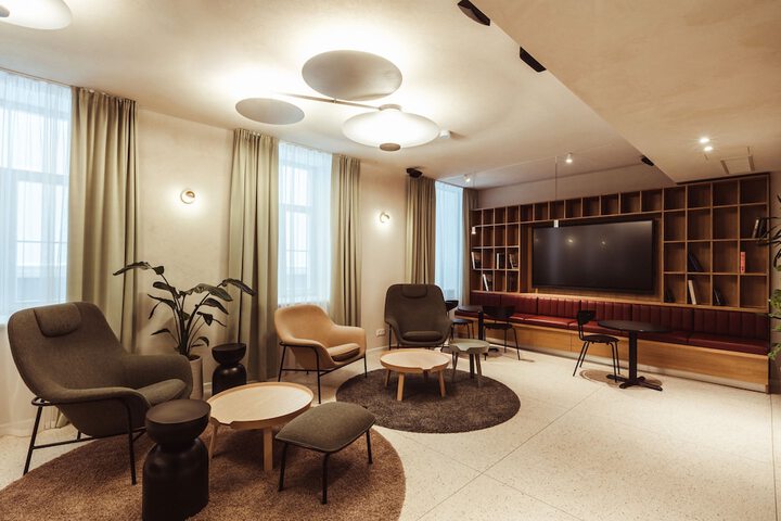Lobby sitting area