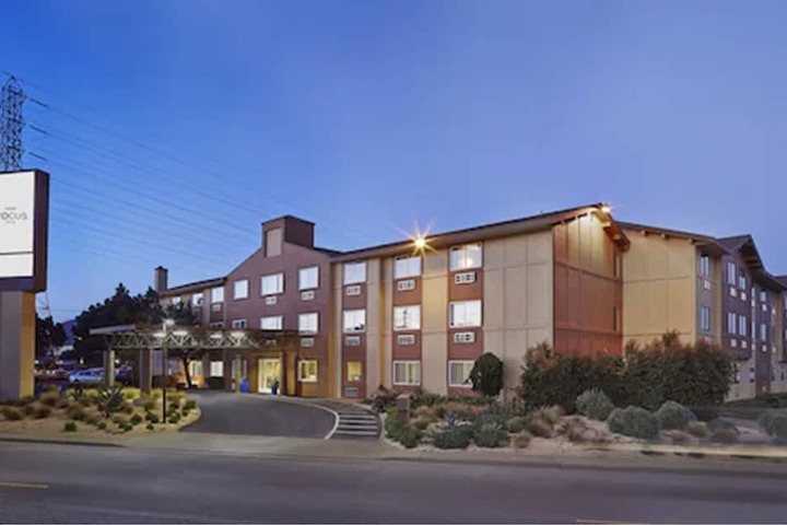 Front of property - evening/night