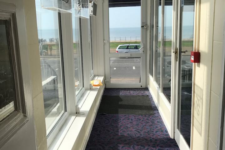 Interior entrance