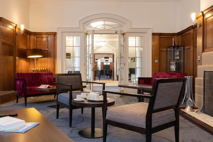 Interior entrance