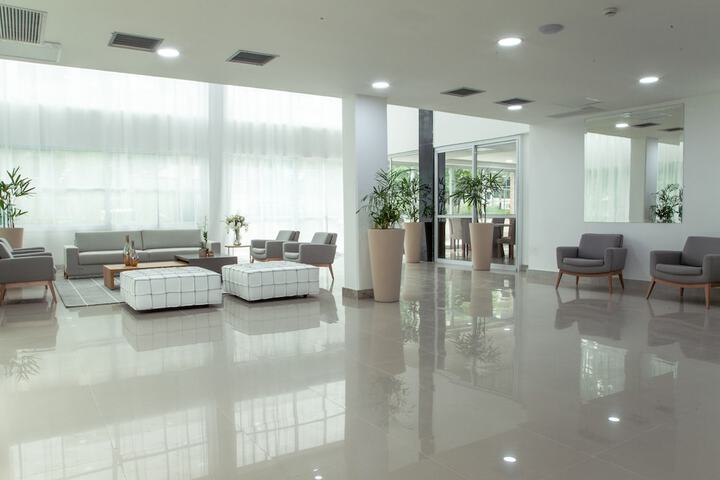 Lobby sitting area