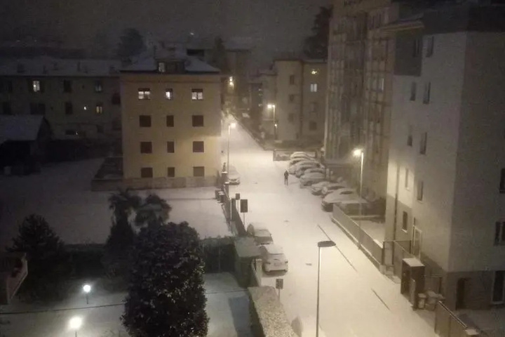 outside