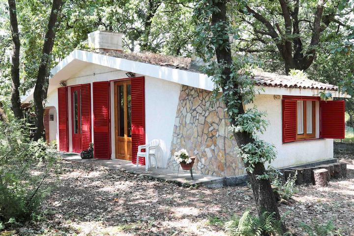 Chalet in the Woods Nestled in the oak Forest in Monterosso Etneo in Aci Sant'Antonio