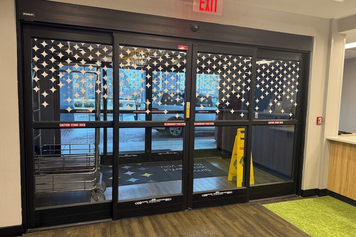 Interior entrance