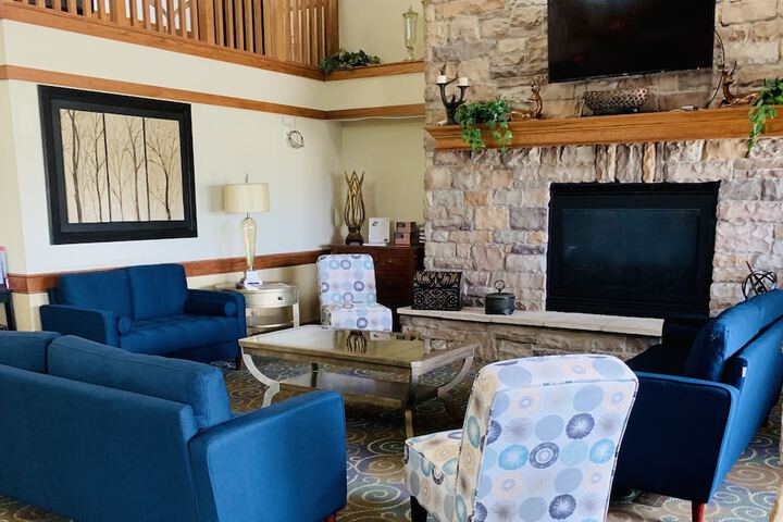 Lobby sitting area