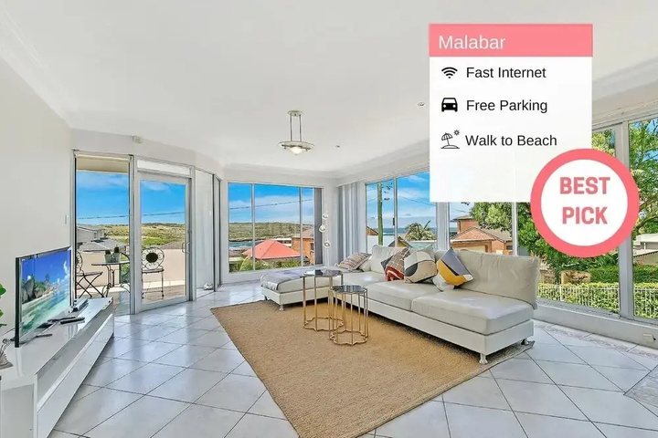 Sydney Malabar Family Sea View +parking Nmb109