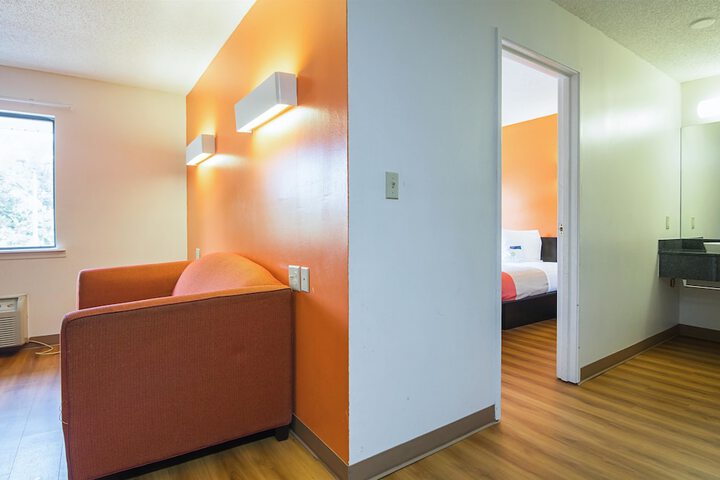 1 King Bed | Mobility Accessible Tub Micfridge (7 of 16)