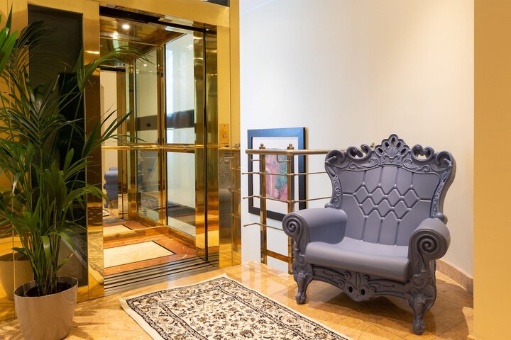 Interior entrance