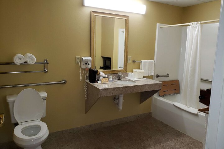 1 King Accessible Walk in Shower Love Seat Exterior Corridor Full Breakfast (11 of 26)