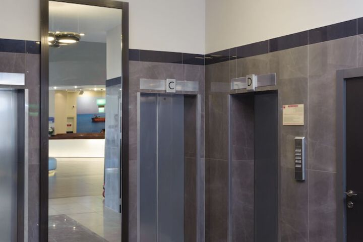 Interior entrance